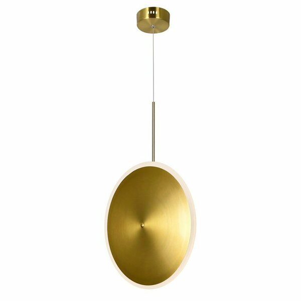 Cwi Lighting Led Pendant With Brass Finish 1204P16-1-625